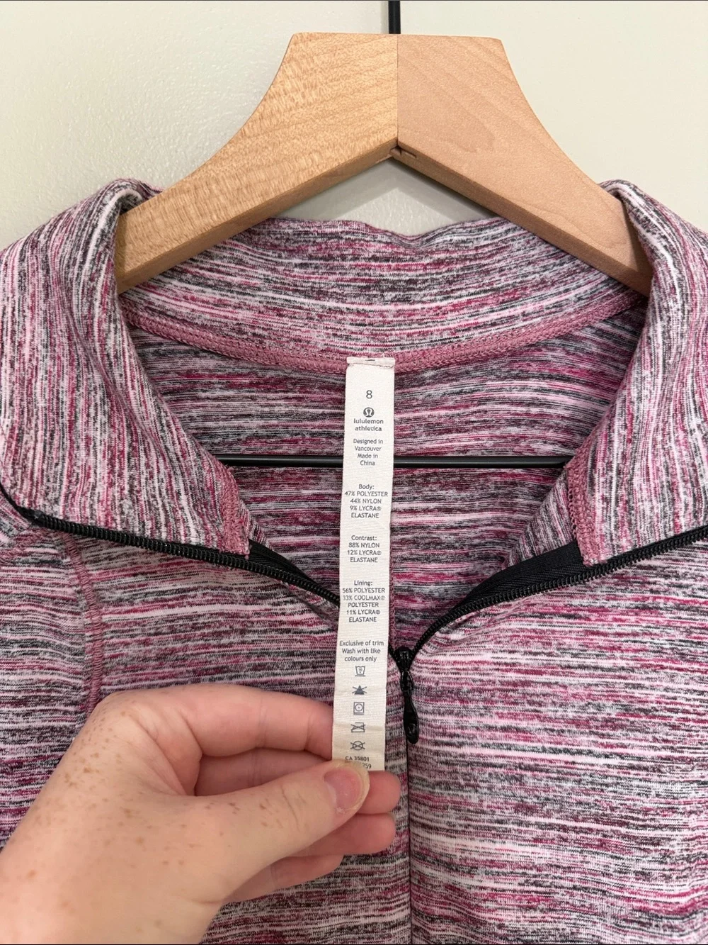 Lululemon Quarter Zip Women’s 8